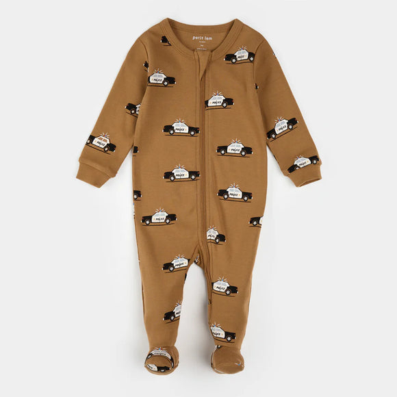 Petit Lem Sleeper Police Car on amber