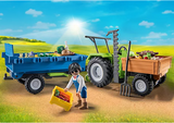 Playmobil 71249 Country Harvester Tractor with Trailer