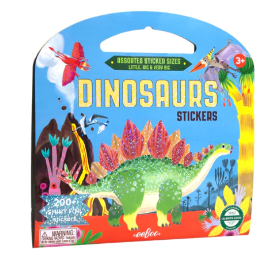eeboo Dinosaurs Shiny Stickers Book