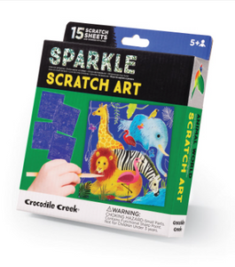 Crocodile Creek Sparkle Scratch Animal World Friends 75357