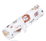 Perlimpinpin Cotton Muslin Swaddle Lions