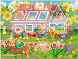 Crocodile Creek 50pc Puzzle Chicken Coop 40954