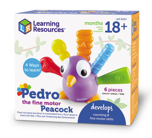 Learning Resources 9094 Pedro the Fine Motor Peacock