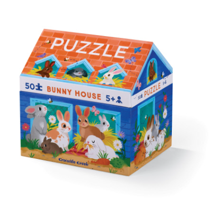 Crocodile Creek 50pc Puzzle Bunny House 40955