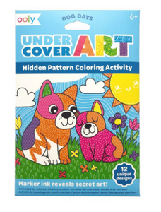 Ooly Undercover Art Hidden Patterns Colouring Activity - Dog Days
