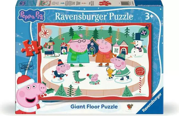 Ravensburger 24pc Floor Puzzle 12004186 Peppa Pig Christmas