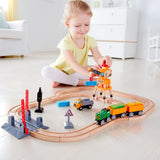 Hape E3732 Crossing & Crane Set