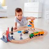 Hape E3732 Crossing & Crane Set