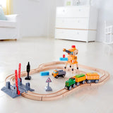 Hape E3732 Crossing & Crane Set