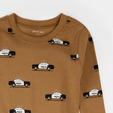 Petit Lem 2pc Pajama Set Police Car on amber KIDS'