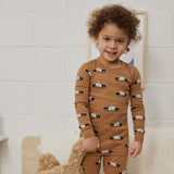Petit Lem 2pc Pajama Set Police Car on amber KIDS'