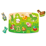 Hape E1458 Farmyard Peg Puzzle