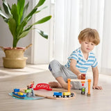 Hape E3791 Lift & Load Harbour Rail Set