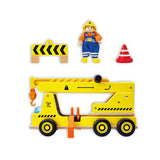 Hape E3083 Mobile Crane & Construction Set