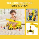 Hape E3083 Mobile Crane & Construction Set