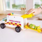 Hape E3091 Rapid Response Toy Ambulance