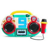 Hape E0703 Sing-Along Pixel Boombox Karaoke Toy Machine with Microphone