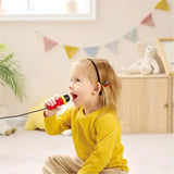 Hape E0703 Sing-Along Pixel Boombox Karaoke Toy Machine with Microphone