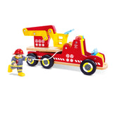 Hape E3090 Siren & Lights Toy Fire Truck