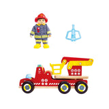 Hape E3090 Siren & Lights Toy Fire Truck