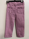 Mandarin & Co Wide Leg Twill Pant Dawn Rose