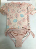Mandarin & Co Rashguard Set UV50 Light Pink Shell KIDS'