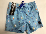 Northcoast Volley Short 4 Way Stretch Aquamarine Seagulls BABY