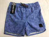 Enforce FINAL SALE Swim Short 4 Way Stretch Blue Surfboard KIDS'