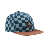 Nano Cap Blue Check- Sarcelle