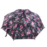 Nano Umbrella Black Floral