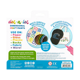 Ooly Dot-a-Lot 3D Dimensional Craft Paint - Brights - Set of 8