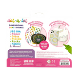 Ooly Dot-a-Lot 3D Dimensional Craft Paint - Pearlescent - Set of 8