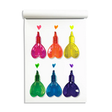 Ooly Heart Stacks Stacking Highlighters - 6 Color