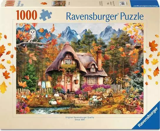 Ravensburger 1000pc Puzzle 12001682 Pumpkin Cottage