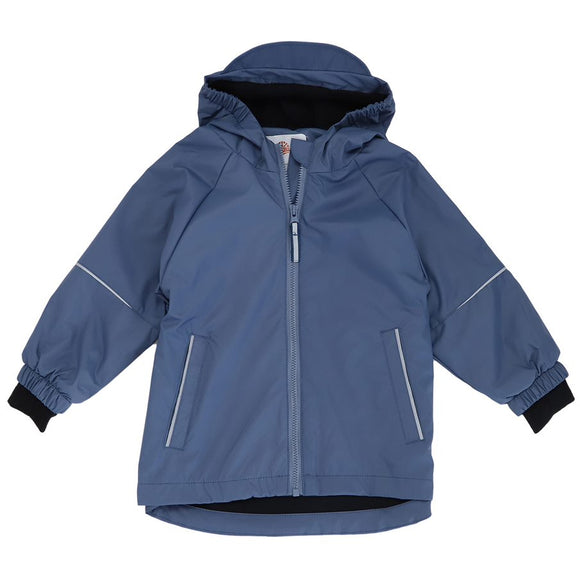 Calikids Fleece-lined Rain Jacket S2480 Slate Blue