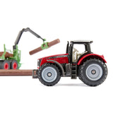 siku 1134 Massey Ferguson with Forestry Trailer