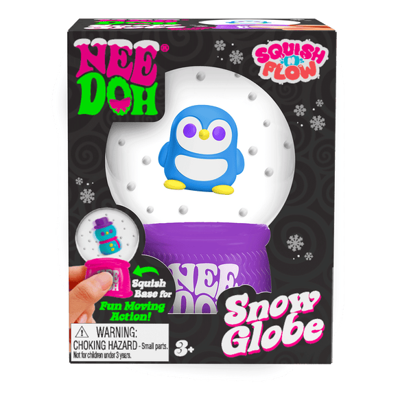 Schylling Nee Doh Squish N Flow Snow Globe
