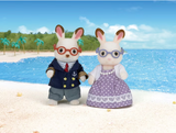 Calico Critters 1567 Chocolate Rabbit Grandparents
