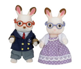 Calico Critters 1567 Chocolate Rabbit Grandparents