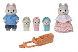 Calico Critters 1976 Husky Family