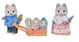 Calico Critters 1976 Husky Family