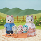 Calico Critters 1976 Husky Family