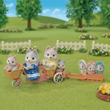 Calico Critters 1976 Husky Family