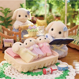 Calico Critters 2158 Flora Rabbit Family