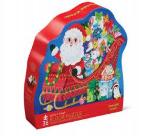 Crocodile Creek 36pc Floor Puzzle 40211 Santa's Sleigh