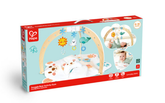 Hape E0074 Snuggle Bear Activity Gym
