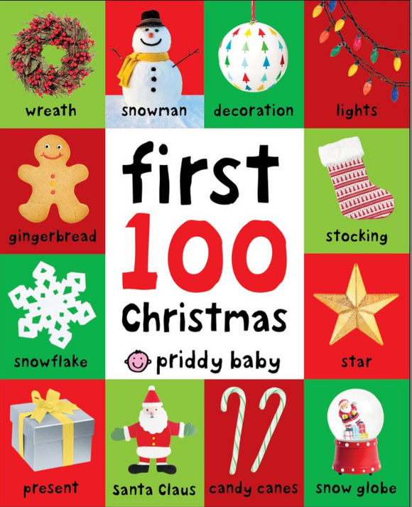 First 100 Christmas Words Board Book