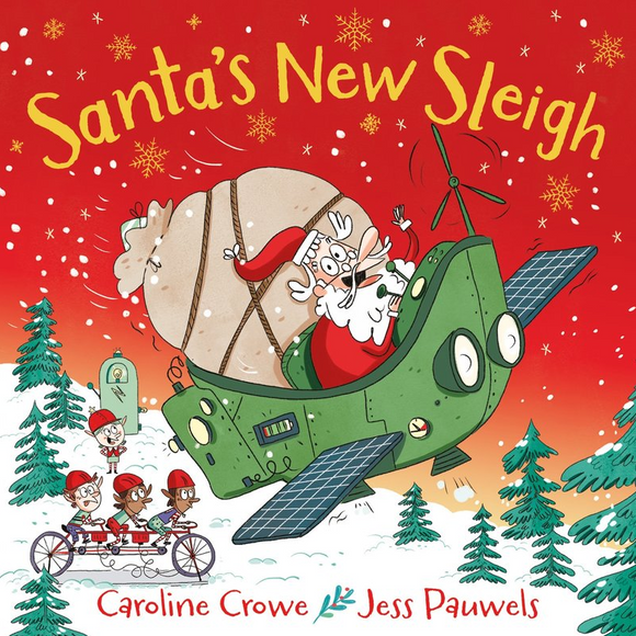 Santa's New Sleigh Paperback Book