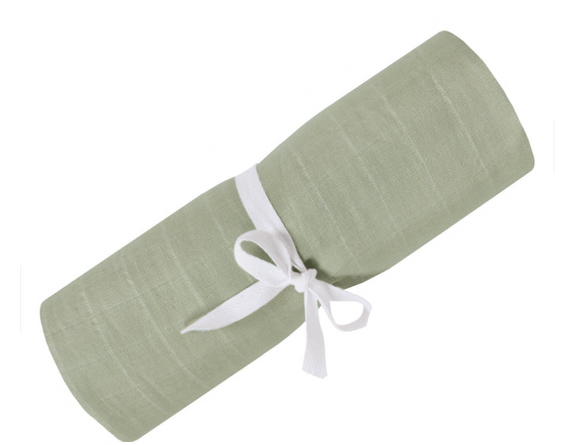 Perlimpinpin Cotton Muslin Swaddle Kaki