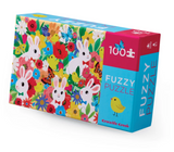 Crocodile Creek 100pc Fuzzy Puzzle 79301 Bunny